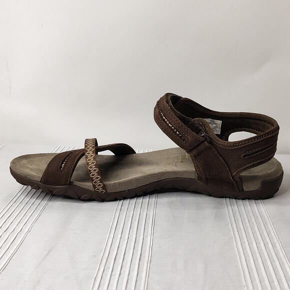 Merrell Dark Earth Sandals Women's Size 10 Dark Brown Casual Beach Summer Fall - Picture 5 of 12